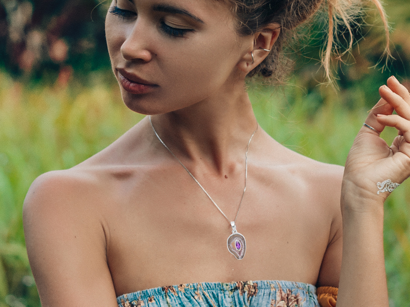 Amethyst Stalactite Jewelry